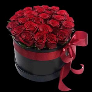 Red Roses in Box