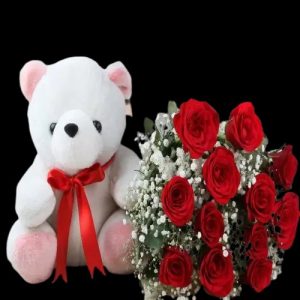 romantic-rose-with-teddy-bear
